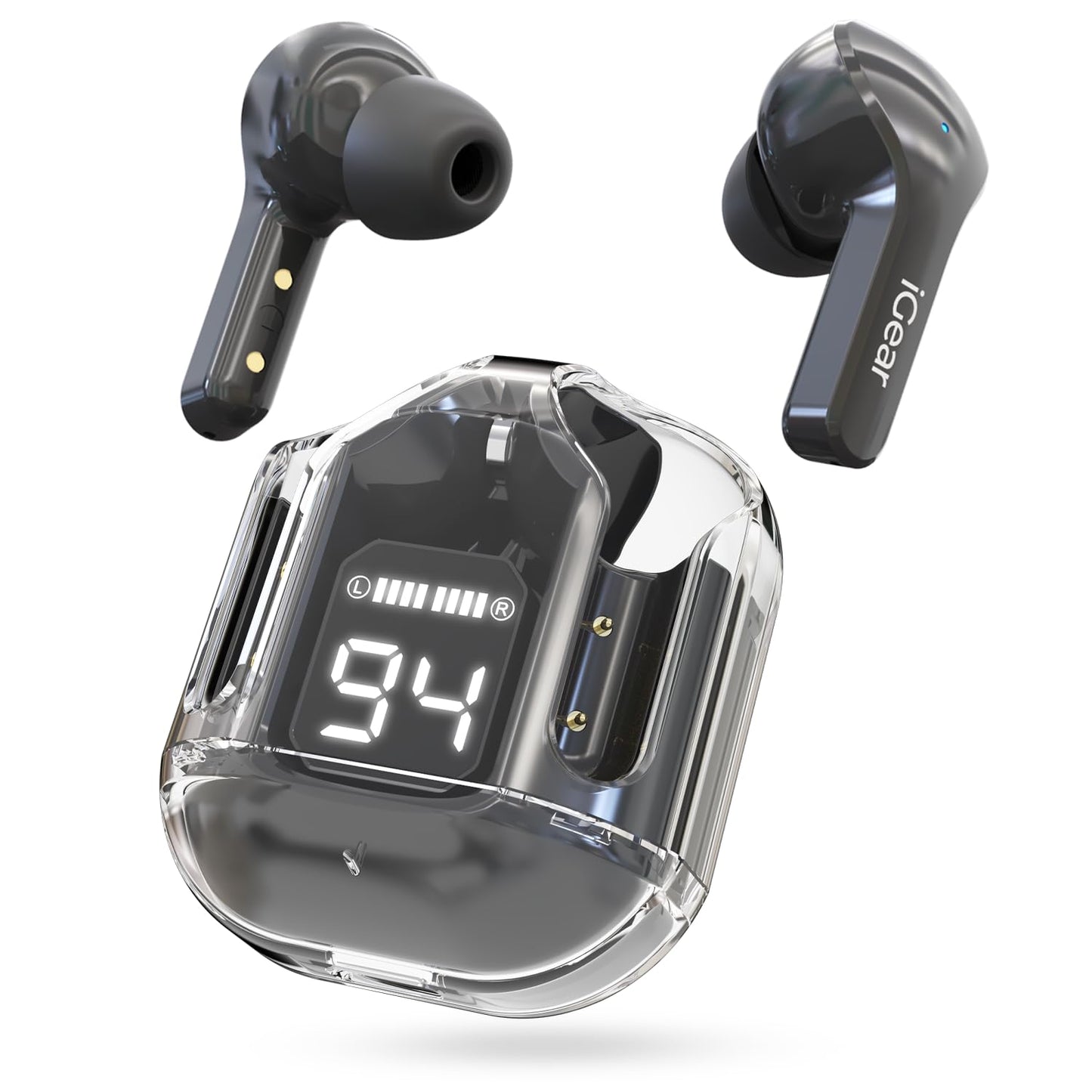 Packie Crystal Case Portable Earbuds