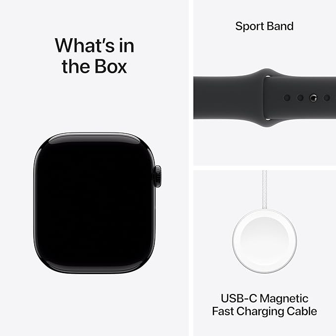 iWatch Series 10 Smartwatch 46mm GPS + Cellular Smartwatch | Titanium Case | OLED Always-On Retina display | Earbuds pro 2 (Free Gift Combo)