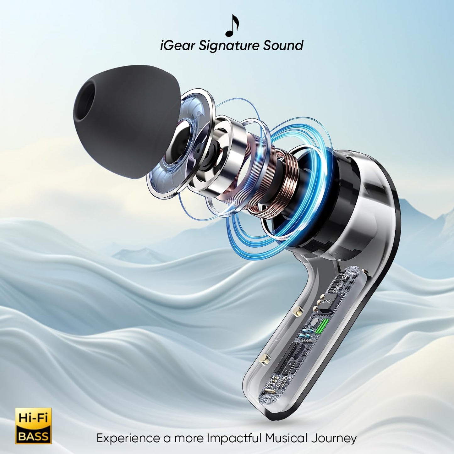 Packie Crystal Case Portable Earbuds