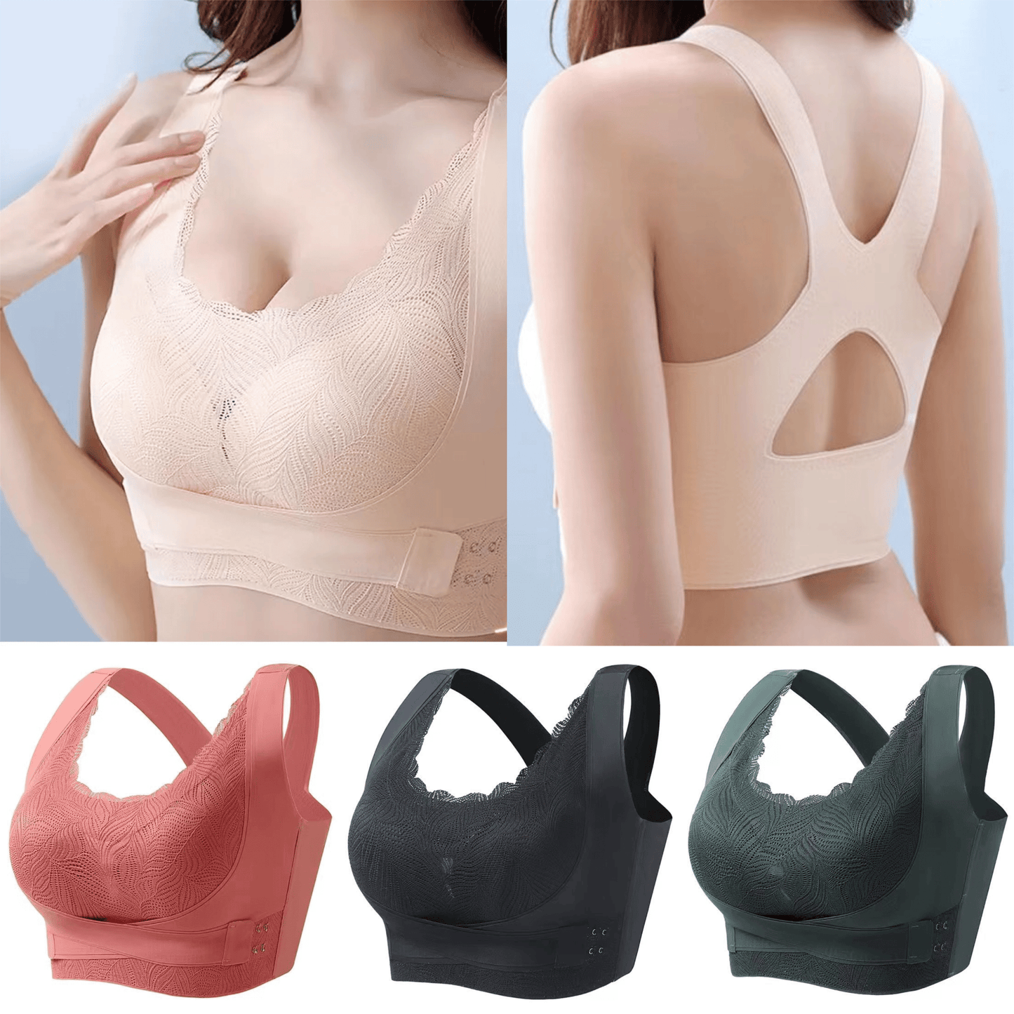 Adjustable Bra Strap (Pack of 3)
